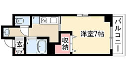 GP栄本町通り 1Kの間取図画像