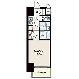 S-RESIDENCE庄内通 1Kの間取図画像