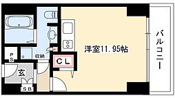 ミュプレ矢場町 ワンルームの間取図画像