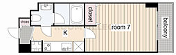プロシード新栄 1Kの間取図画像