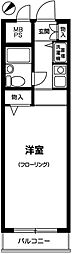マイステージ中野4 ワンルームの間取図画像