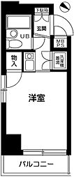 マリオン川崎テクノウィング川崎 ワンルームの間取図画像