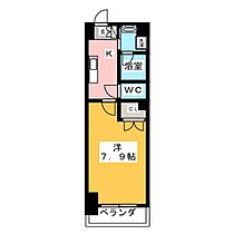 愛知県名古屋市千種区今池南（賃貸マンション1K・4階・24.98㎡） その2