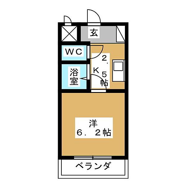 いのうビル 405｜愛知県名古屋市千種区今池４丁目(賃貸マンション1K・4階・19.44㎡)の写真 その2