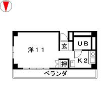 やかたベル小原  ｜ 愛知県名古屋市千種区春岡１丁目（賃貸マンション1K・3階・24.50㎡） その2