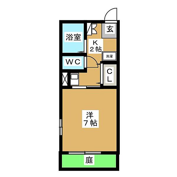 テリオス ｜愛知県名古屋市千種区南明町２丁目(賃貸アパート1K・1階・21.60㎡)の写真 その2