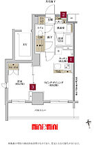 TENAS池下 908 ｜ 愛知県名古屋市千種区池下１丁目8-13（賃貸マンション1LDK・9階・41.45㎡） その2