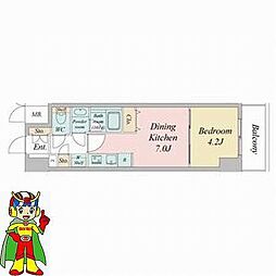 名古屋市千種区今池5丁目マンション 1DKの間取図画像