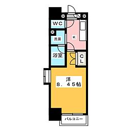 タウンライフ今池 1Kの間取図画像
