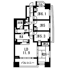 物件の間取り