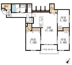 物件の間取り