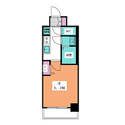 プレサンス千種駅前レイズ 1Kの間取図画像