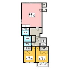 物件の間取り