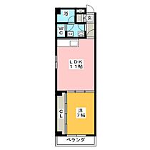 ジュネス・ＫＯＫＡＭＯ  ｜ 愛知県名古屋市中村区小鴨町（賃貸マンション1LDK・3階・42.28㎡） その2