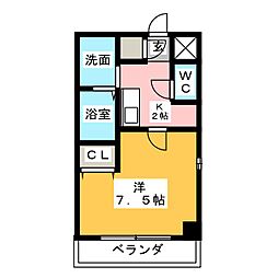 間取図画像 1K