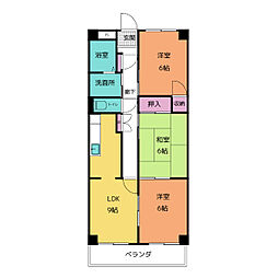 間取図画像 3LDK