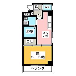 Ｓｏｕｔｈ　Ｖａｌｌｅｙ 4階1DKの間取り