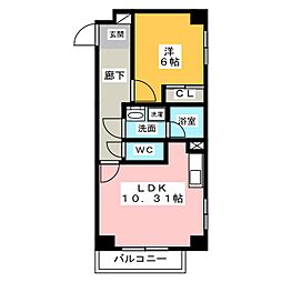 間取図画像 1LDK