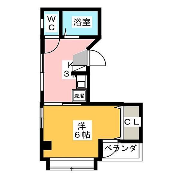 カサデナカノ ｜愛知県名古屋市西区上名古屋３丁目(賃貸マンション1K・3階・23.00㎡)の写真 その2