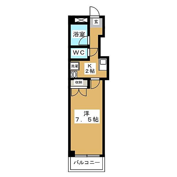 Ａｍｉｔｙ城西 ｜愛知県名古屋市西区城西４丁目(賃貸マンション1K・1階・22.70㎡)の写真 その2