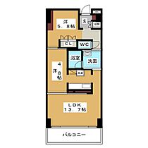 ＦＬＡＴＳ　ＧＡＺＥＲＹ  ｜ 愛知県名古屋市西区上堀越町３丁目（賃貸マンション2LDK・3階・53.95㎡） その2