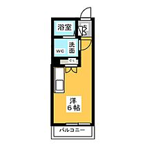 愛知県名古屋市西区花の木３丁目（賃貸アパート1R・3階・18.76㎡） その2