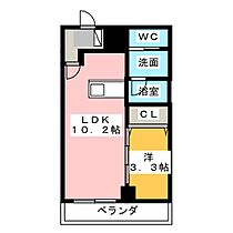 アルファパル東枇杷島  ｜ 愛知県名古屋市西区枇杷島２丁目（賃貸マンション1LDK・5階・33.88㎡） その2