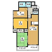 アークヒル  ｜ 愛知県名古屋市西区上名古屋４丁目（賃貸マンション3LDK・4階・62.12㎡） その2