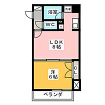 モア・ハナノキ  ｜ 愛知県名古屋市西区花の木２丁目（賃貸マンション1DK・2階・35.00㎡） その2