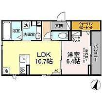 ハレレア 302 ｜ 愛知県名古屋市西区江向町２丁目38-4（賃貸アパート1LDK・3階・42.58㎡） その2