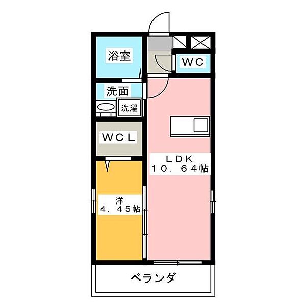 GRAFF浅間町 403｜愛知県名古屋市西区浅間２丁目(賃貸マンション1LDK・4階・36.54㎡)の写真 その2