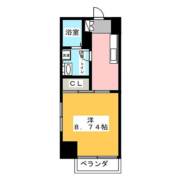 グランデ浅間町 ｜愛知県名古屋市西区幅下１丁目(賃貸マンション1K・2階・27.98㎡)の写真 その2