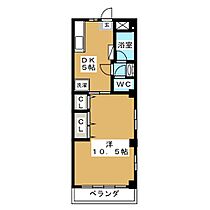 吉田ハイツ  ｜ 愛知県名古屋市西区城西３丁目（賃貸マンション1DK・3階・33.30㎡） その2