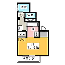 コーポウイング  ｜ 愛知県名古屋市西区枇杷島４丁目（賃貸アパート1DK・1階・26.30㎡） その2