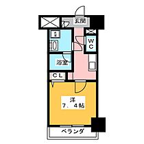 シャルマンソワレ名駅  ｜ 愛知県名古屋市西区那古野２丁目（賃貸マンション1K・8階・28.82㎡） その2