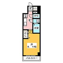 ディアレイシャス浅間町  ｜ 愛知県名古屋市西区幅下２丁目（賃貸マンション1K・9階・26.22㎡） その2