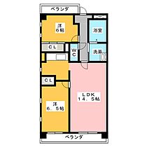 プランドール笠取  ｜ 愛知県名古屋市西区笠取町１丁目（賃貸マンション2LDK・2階・60.06㎡） その2