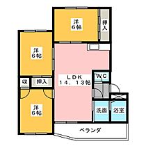 エステート堀越  ｜ 愛知県名古屋市西区堀越２丁目（賃貸マンション3LDK・1階・65.10㎡） その2