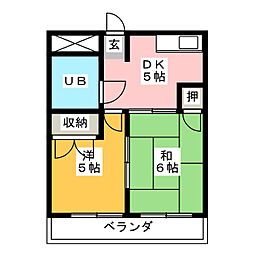 間取図画像 2DK