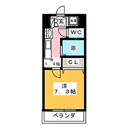 間取図画像 1K