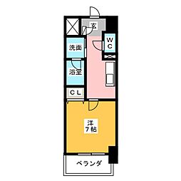 間取図画像 1K
