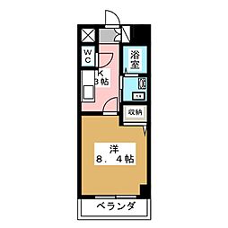 HF丸の内レジデンス 1Kの間取図画像