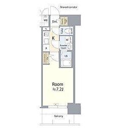 名古屋市西区新道1丁目マンション 1Kの間取図画像