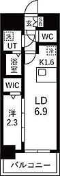 メイクスアート名古屋城西 1LDKの間取図画像