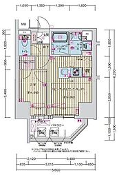 名古屋市西区幅下2丁目マンション 1LDKの間取図画像