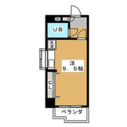 ハウス31 ワンルームの間取図画像