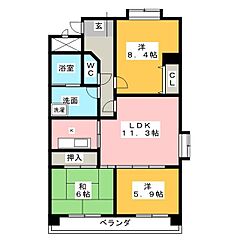 物件の間取り