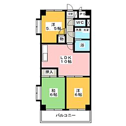 エクセルメゾン 3LDKの間取図画像