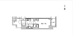 S-RESIDENCE庄内通駅前curere(クラーレ) 1Kの間取図画像