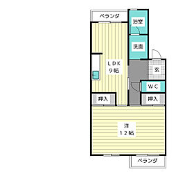 間取図画像 1LDK